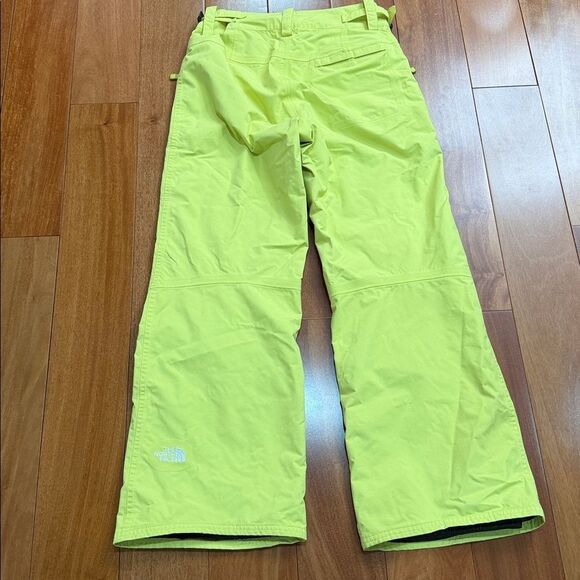 The North Face Women's Freedom Hyvent Insulated Ski Pants in neon yellow size XS - Picture 4 of 13